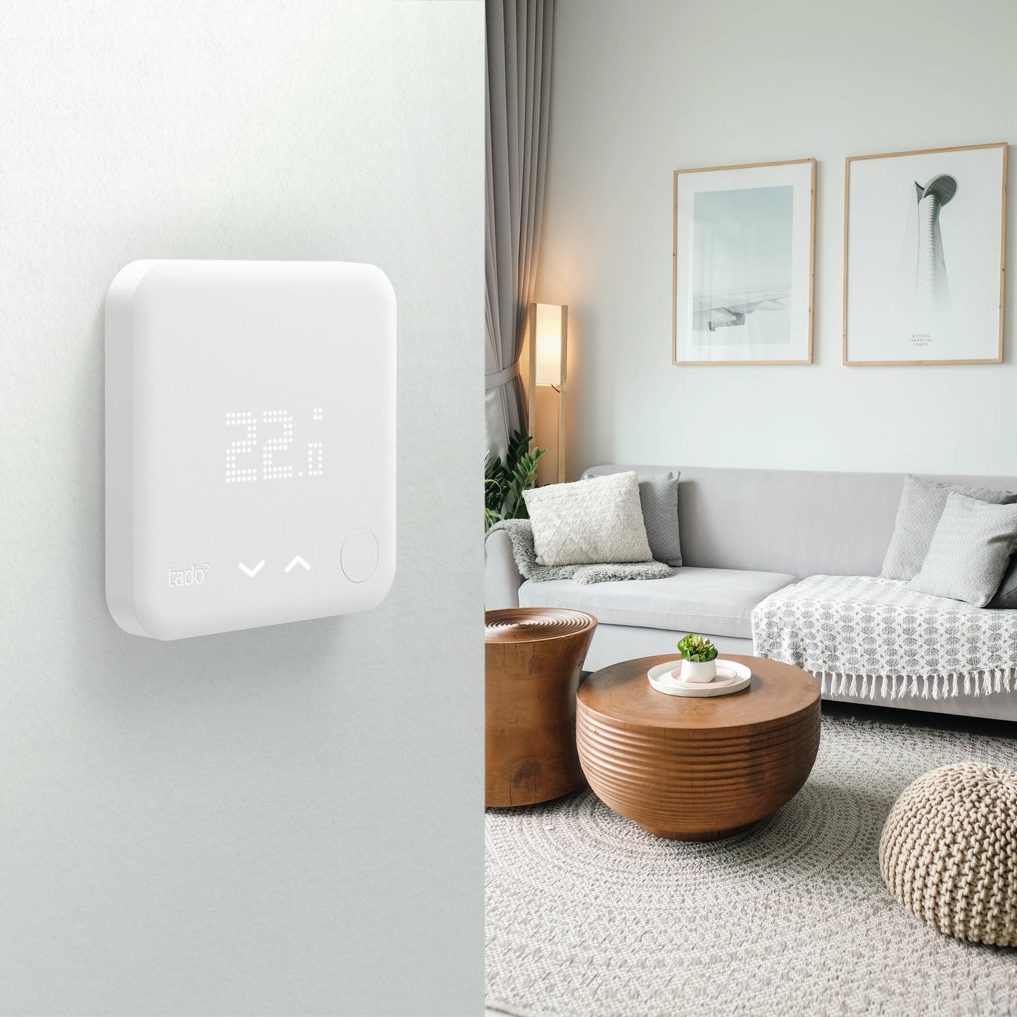 Wired Smart Thermostat Starter Kit V3+ with installation service