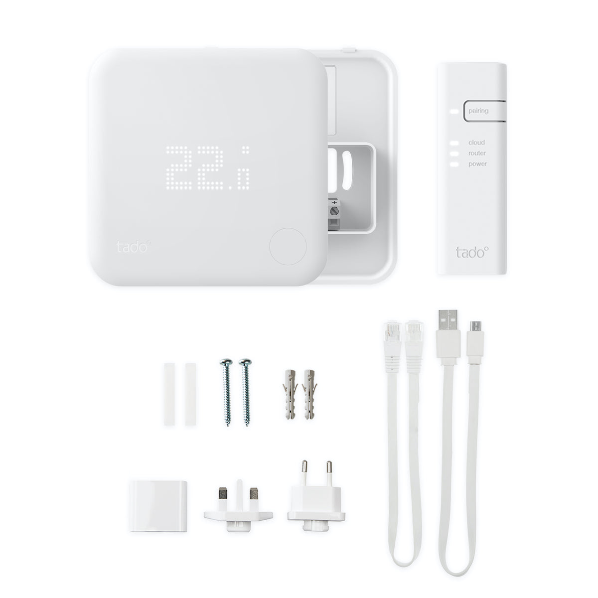 Wired Smart Thermostat Starter Kit V3+ with installation service