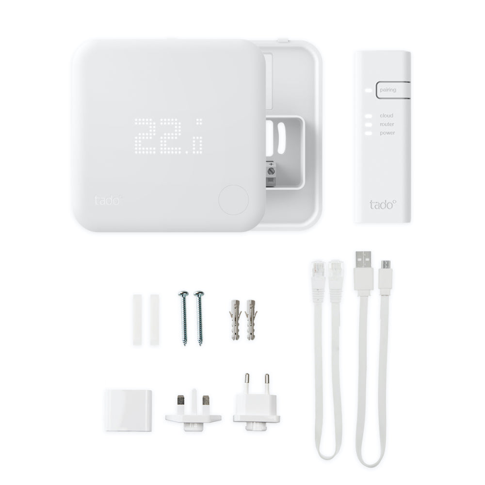 Starter Kit: Wired Smart Thermostat + Smart Radiator Thermostat Quattro Pack