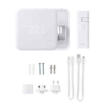 Starter Kit: Wired Smart Thermostat + Smart Radiator Thermostat Quattro Pack