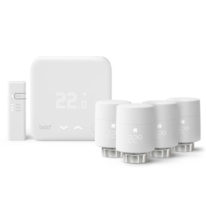 Starter Kit: Wired Smart Thermostat + Smart Radiator Thermostat Quattro Pack