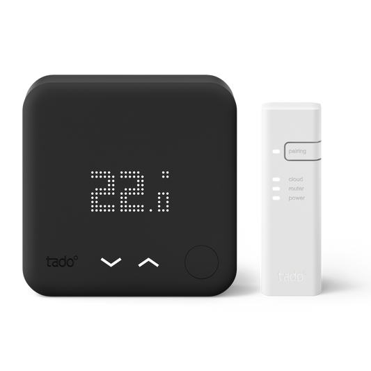 Wired Smart Thermostat Starter Kit V3+ Black