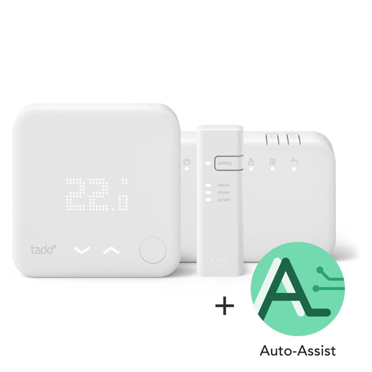 Wireless Smart Thermostat Starter Kit V3+ with Hot Water Control incl. 12 months Auto-Assist
