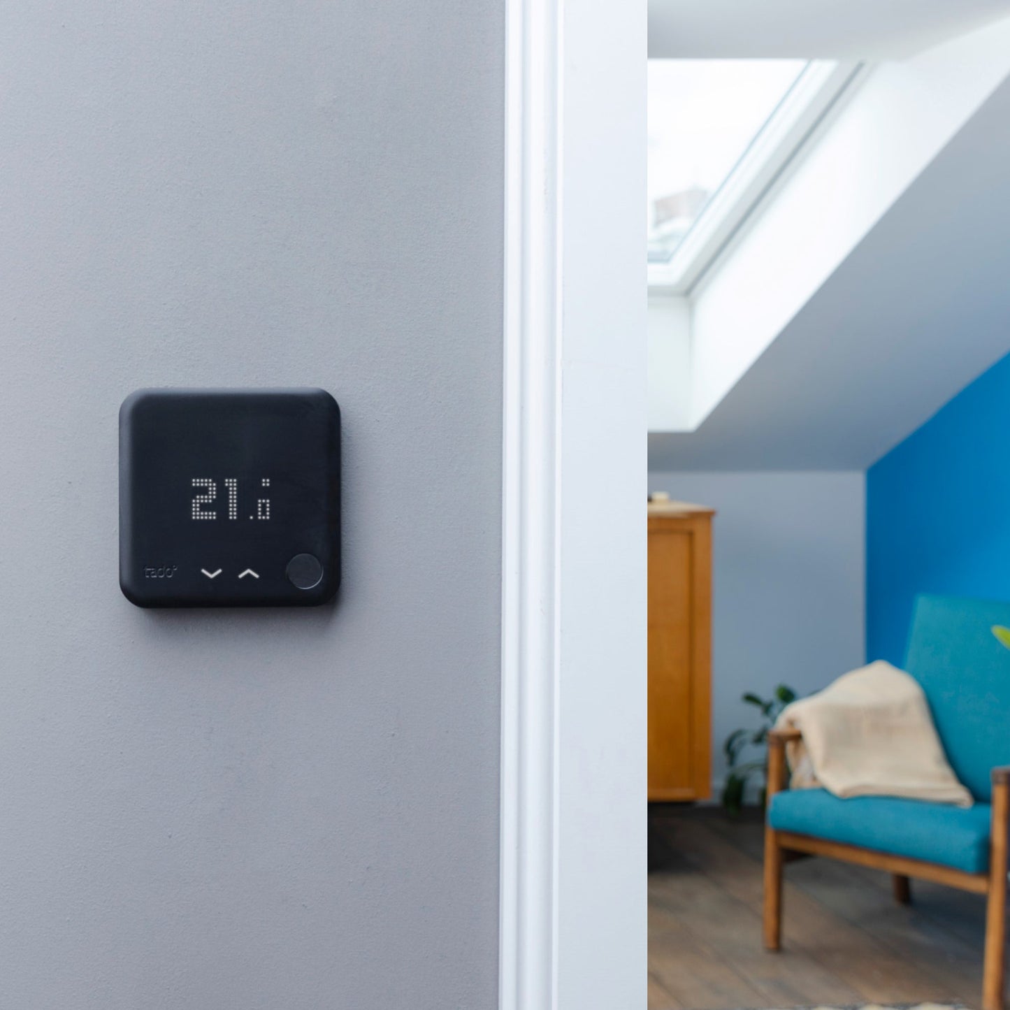 Add-on Smart Thermostat Black